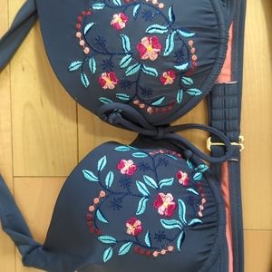 Push up bikini and high waisted bottoms